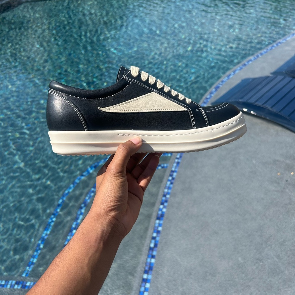 Rick Owens Black and white Men's Sneakers